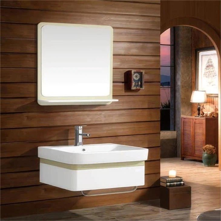 Oak Double Sink Bathroom Vanity